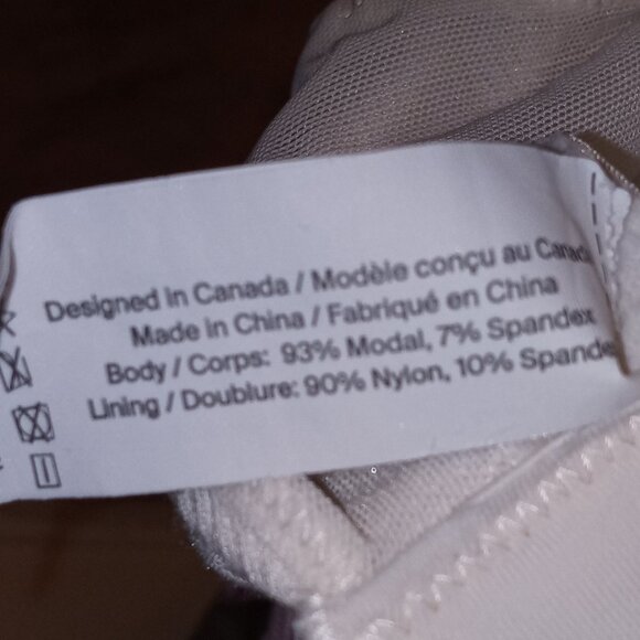 New Knix Micro Modal Rib Bralette 32D 32DD 32E/DDD. White. - Picture 5 of 5